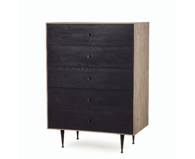 Matilda Chest - 5 Drawer / Black